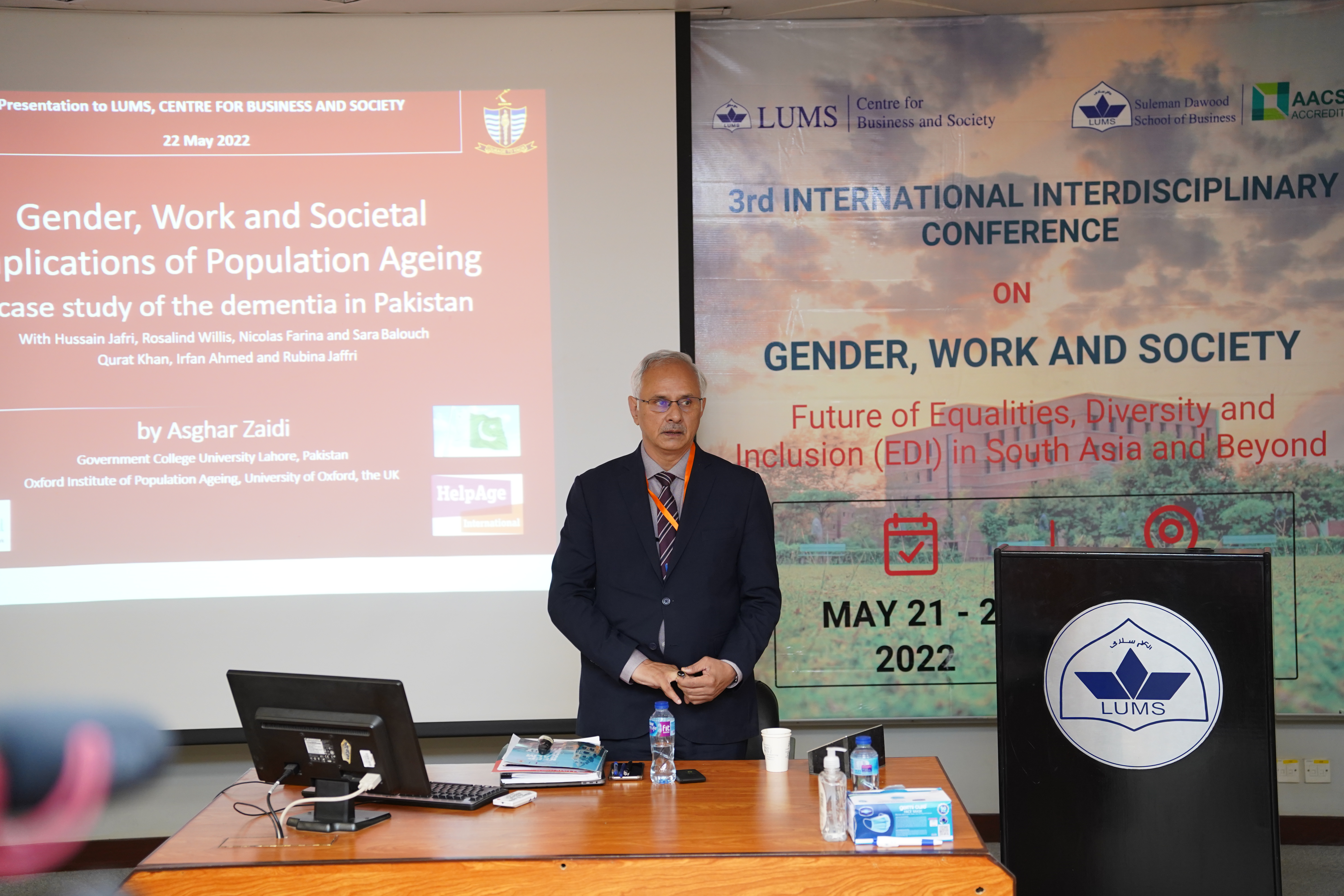 Prof. Dr. Asghar Zaidi, Vice Chancellor Government College University, Lahore