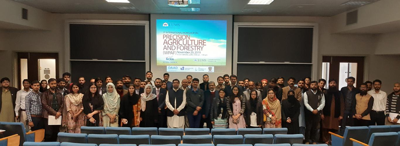 The 5th Annual Workshop on Precision Agriculture and Forestry held at LUMS